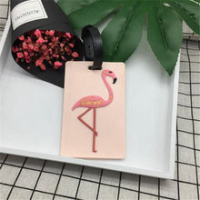 Load image into Gallery viewer, Travel Accessories Creative Luggage Tag Animal Cartoon Silica Gel Suitcase ID Addres Holder Baggage Boarding Portable Label LT20