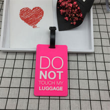 Load image into Gallery viewer, Travel Accessories Creative Luggage Tag Animal Cartoon Silica Gel Suitcase ID Addres Holder Baggage Boarding Portable Label LT20