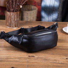 Load image into Gallery viewer, Fashion Soft PU Leather Men Belt Bag Unisex High-quality Waterproof Waist Bags New Men's Crossbody Chest Bag Boys Shoulder Bags

