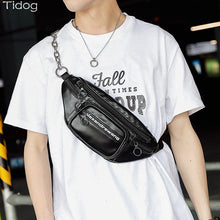 Load image into Gallery viewer, Tidog Personality Letters Chain Outdoor Sports fashion chest bag
