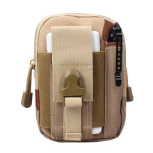 Load image into Gallery viewer, Men Waist Bag Canvas Fanny Pack Belt Phone Drop Leg Bags Military Zipper Waterproof Phone Waist Packs 6.8 inch Cellphone Bum Bag

