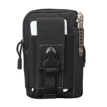Load image into Gallery viewer, Men Waist Bag Canvas Fanny Pack Belt Phone Drop Leg Bags Military Zipper Waterproof Phone Waist Packs 6.8 inch Cellphone Bum Bag

