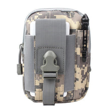 Load image into Gallery viewer, Men Waist Bag Canvas Fanny Pack Belt Phone Drop Leg Bags Military Zipper Waterproof Phone Waist Packs 6.8 inch Cellphone Bum Bag
