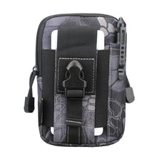 Load image into Gallery viewer, Men Waist Bag Canvas Fanny Pack Belt Phone Drop Leg Bags Military Zipper Waterproof Phone Waist Packs 6.8 inch Cellphone Bum Bag
