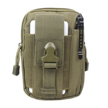 Load image into Gallery viewer, Men Waist Bag Canvas Fanny Pack Belt Phone Drop Leg Bags Military Zipper Waterproof Phone Waist Packs 6.8 inch Cellphone Bum Bag
