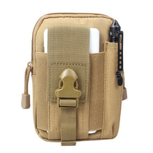 Load image into Gallery viewer, Men Waist Bag Canvas Fanny Pack Belt Phone Drop Leg Bags Military Zipper Waterproof Phone Waist Packs 6.8 inch Cellphone Bum Bag
