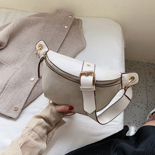 Load image into Gallery viewer, Fashion Chain Fanny Pack Banana Waist Bag New Brand Belt Bag Women Waist Pack PU Leather Chest bag Belly Bag
